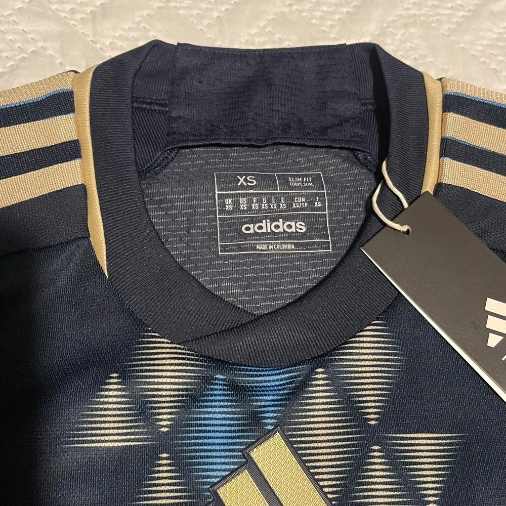 Adidas Philadelphia Union Navy and Light Blue bimbo Soccer Jersey - Picture 2 of 5